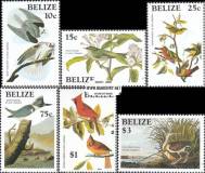 *Známky Belize 1985 Vtáci, nerazítkovaná MNH séria - Kliknutím na obrázok zatvorte -